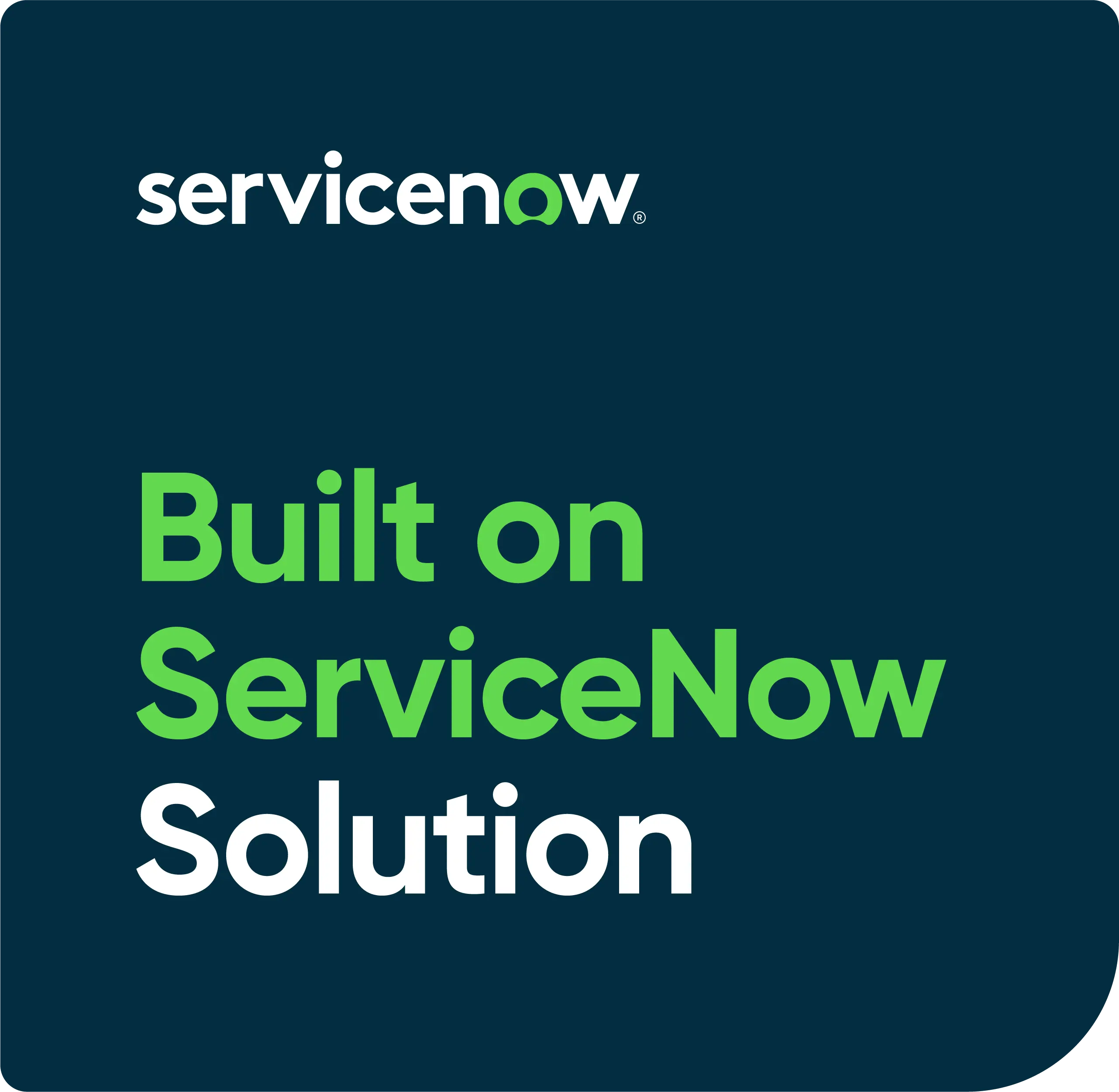 Built On ServiceNow Solution