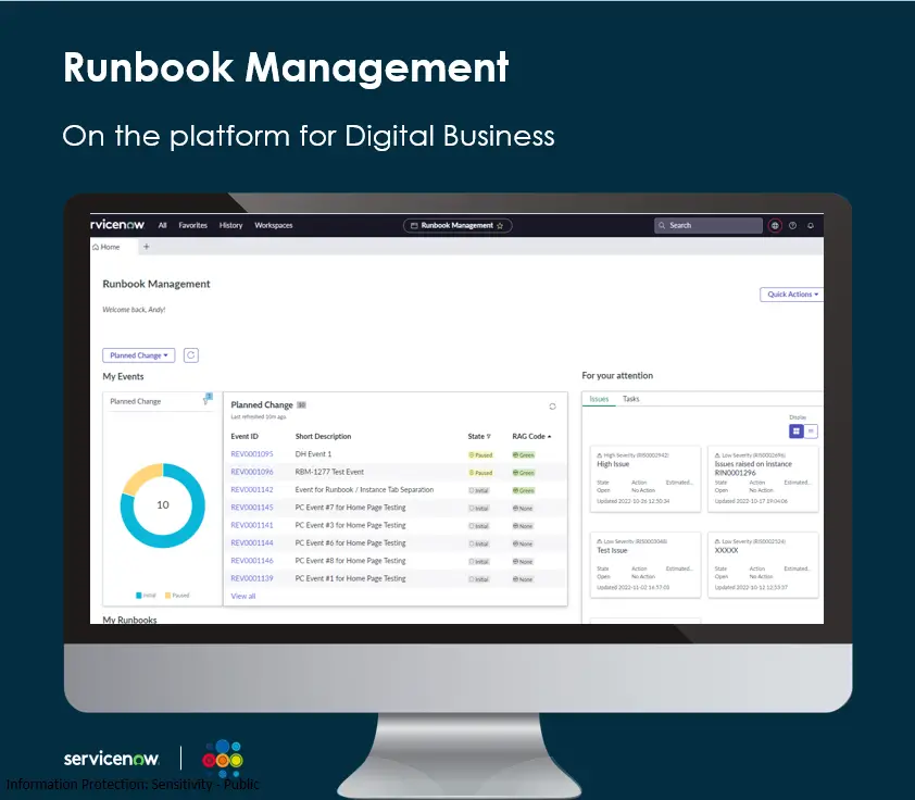 At last! Digital Runbooks on the ServiceNow platform.
